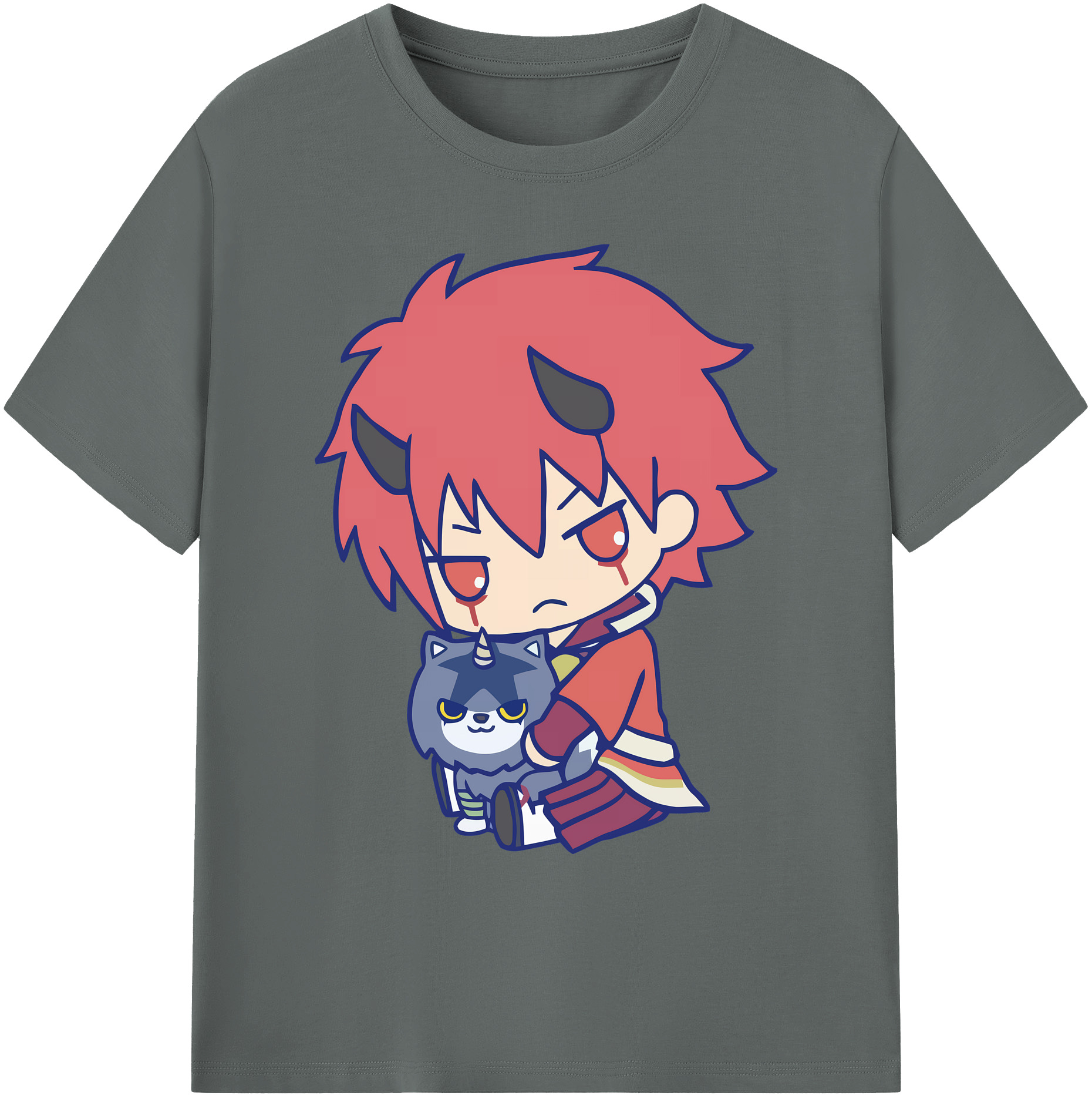 （画像用） 転スラ Regarding Reincarnated to Slime 綿100％ メンズ半袖Tシャツ｜肌触りやわらか＆通気性